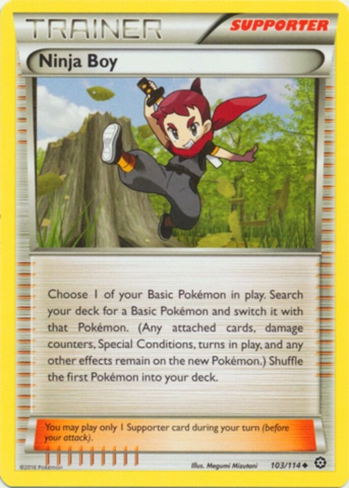 Ninja Boy - 103/114 - Uncommon - XY Steam Siege