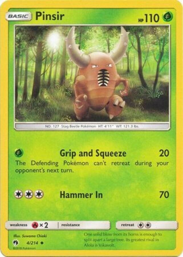 Pinsir - 4/214 - Uncommon - Lost Thunder