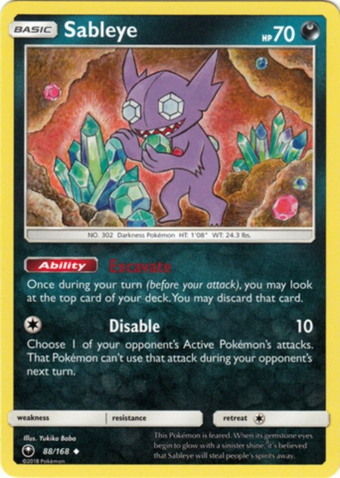 Sableye - 88/168 - Uncommon - Celestial Storm