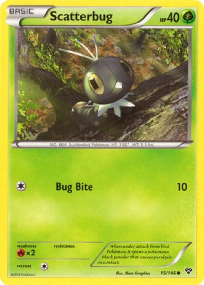 Scatterbug - 15/146 - Common - XY Base Set