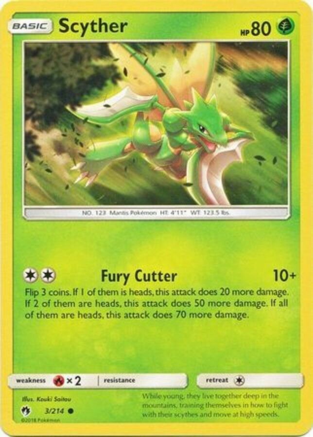 Scyther - 3/214 - Common - Lost Thunder