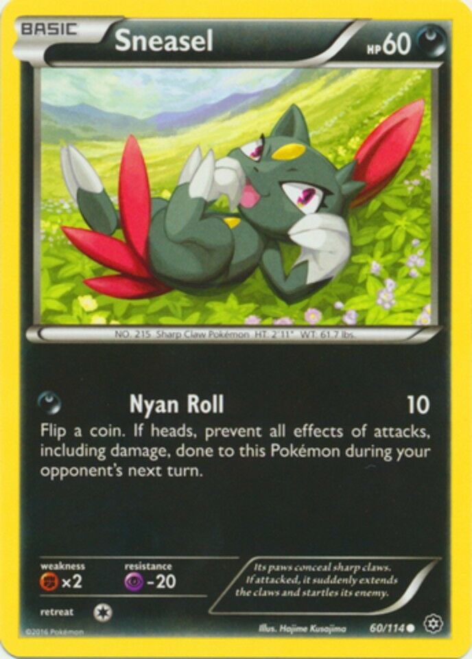 Sneasel - 60/114 - Common - XY Steam Siege