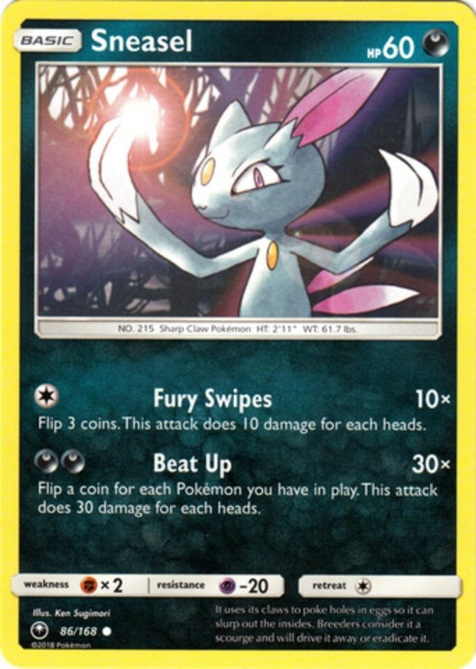 Sneasel - 86/168 - Common - Celestial Storm