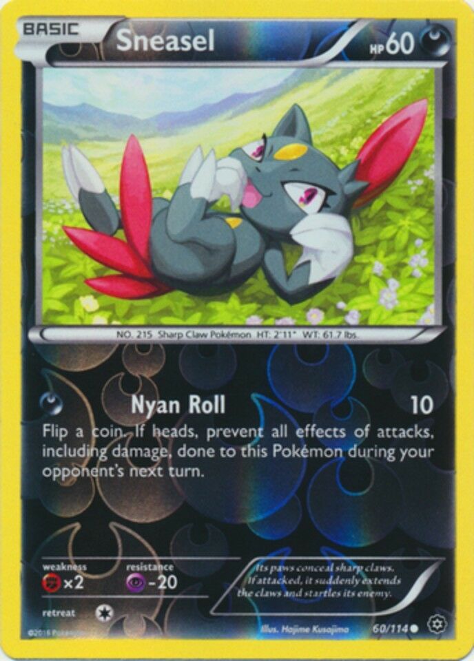 Sneasel Reverse Holo - 60/114 - Common - XY Steam Siege
