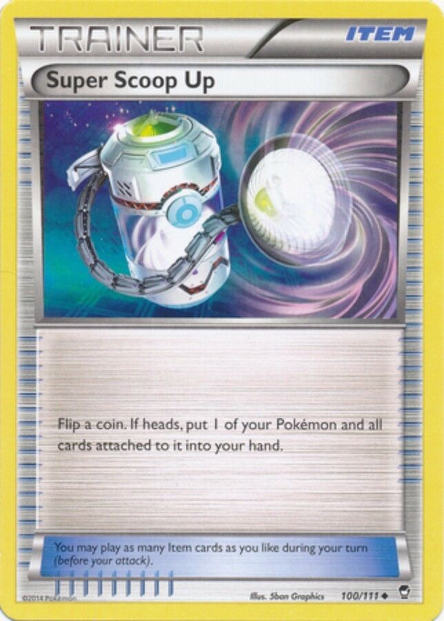 Super Scoop Up Reverse Holo - 100/111 - Uncommon - XY: Furious Fists