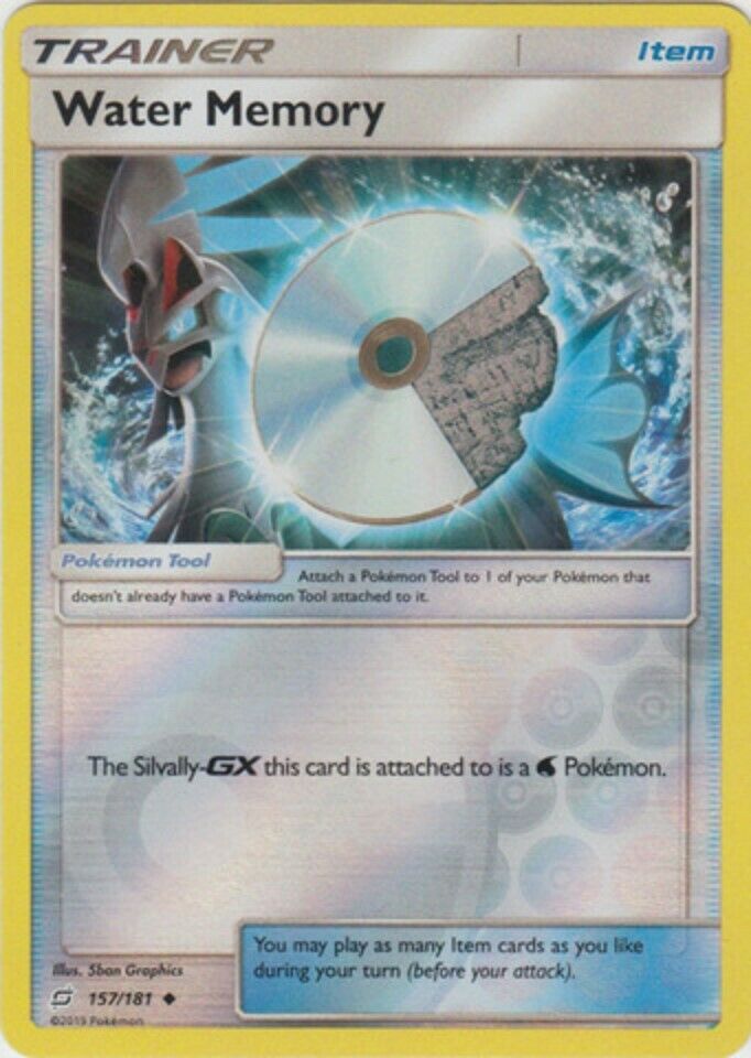 Water Memory Reverse Holo - 157/181 - Uncommon - Sun & Moon: Team Up