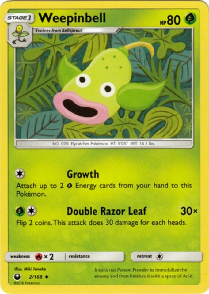 Weepinbell - 2/168 - Uncommon - Celestial Storm