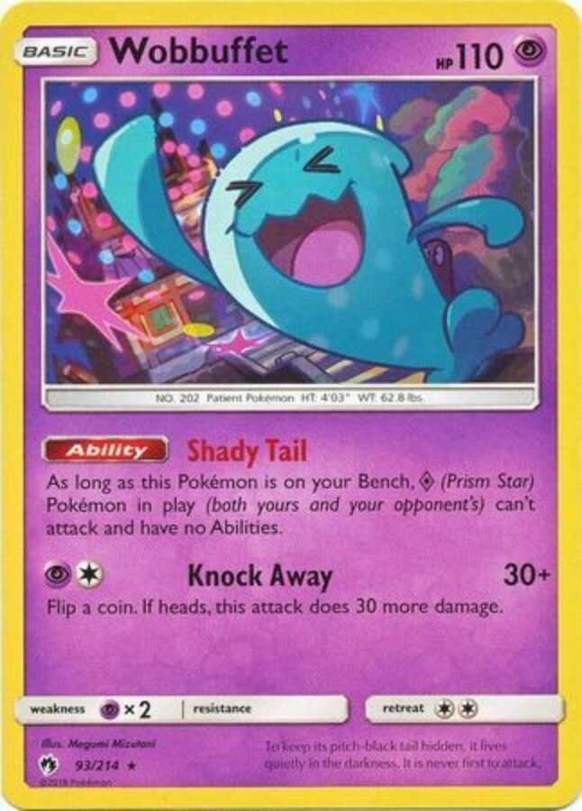 Wobbuffet - 93/214 - Rare - Lost Thunder