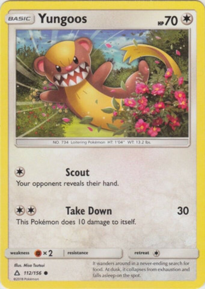 Yungoos - 112/156 - Common - Sun & Moon: Ultra Prism