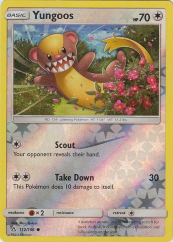 Yungoos Reverse Holo - 112/156 - Common - Sun & Moon: Ultra Prism