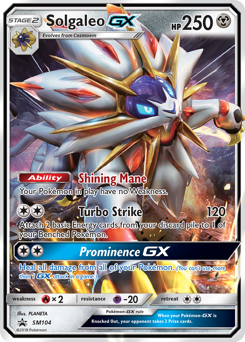 Solgaleo GX - SM104/248 - Promo - SM Black Star Promos