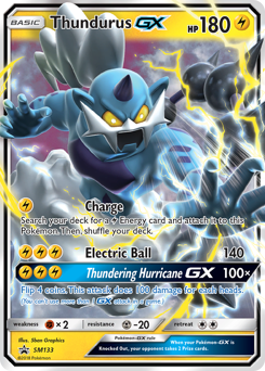 Thundurus GX - SM133/248 - Promo - SM Black Star Promos