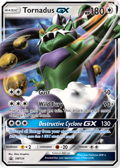 Tornadus GX - SM134/248 - Promo - SM Black Star Promos