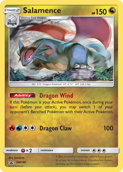 Salamence - SM140/248 - Promo - SM Black Star Promos