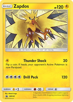 Zapdos - SM145/248 - Promo - SM Black Star Promos