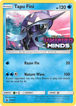 Tapu Fini - SM203/248 - Promo - SM Black Star Promos