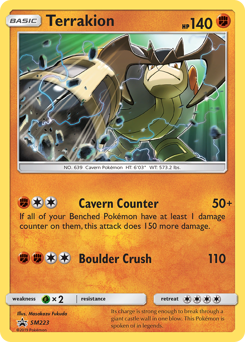 Terrakion - SM223/248 - Promo - SM Black Star Promos