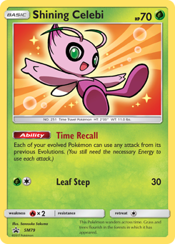 Shining Celebi - SM79/248 - Promo - SM Black Star Promos