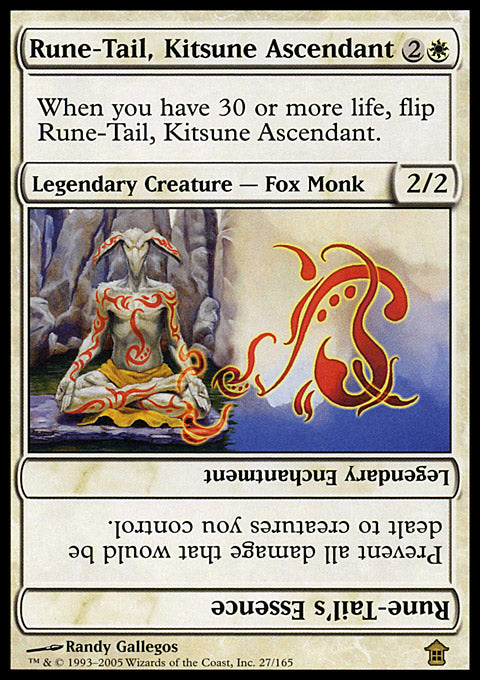 Rune-Tail's Essence // Rune-Tail, Kitsune Ascendant