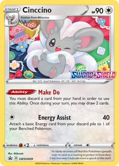 Cinccino - SWSH009/184 - Promo - SWSH Black Star Promos