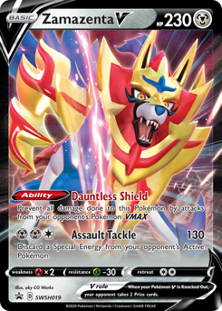 Zamazenta V - SWSH019/184 - Promo - SWSH Black Star Promos