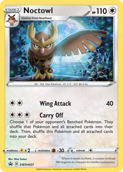 Noctowl - SWSH027/184 - Promo - SWSH Black Star Promos