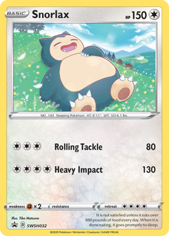 Snorlax - SWSH032/184 - Promo - SWSH Black Star Promos