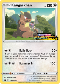 Kangaskhan - SWSH038/184 - Promo - SWSH Black Star Promos