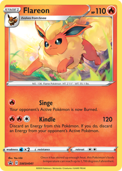 Flareon - SWSH041/184 - Promo - SWSH Black Star Promos