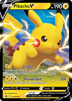 Pikachu V - SWSH061/184 - Promo - SWSH Black Star Promos