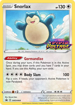 Snorlax - SWSH068/184 - Promo - SWSH Black Star Promos