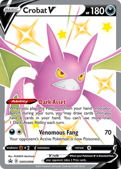 Crobat V - SWSH098/184 - Promo - SWSH Black Star Promos