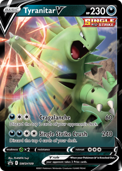 Tyranitar V - SWSH109/184 - Promo - SWSH Black Star Promos