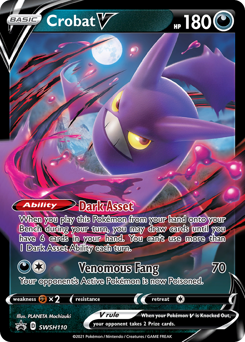 Crobat V - SWSH110/184 - Promo - SWSH Black Star Promos