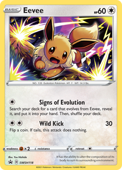 Eevee - SWSH118/184 - Promo - SWSH Black Star Promos