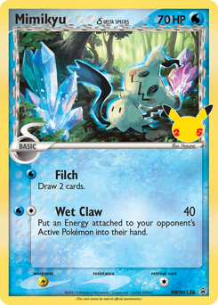 Mimikyu δ - SWSH136/184 - Promo - SWSH Black Star Promos