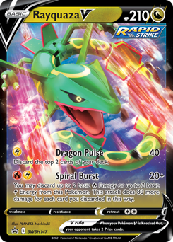 Rayquaza V - SWSH147/184 - Promo - SWSH Black Star Promos