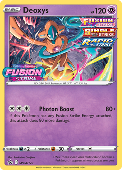 Deoxys - SWSH170/184 - Promo - SWSH Black Star Promos