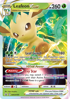 Leafeon VSTAR - SWSH195/184 - Promo - SWSH Black Star Promos