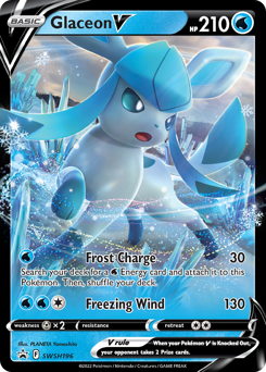 Glaceon V - SWSH196/184 - Promo - SWSH Black Star Promos