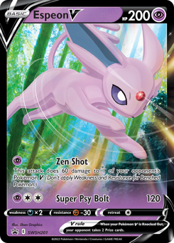 Espeon V - SWSH201/184 - Promo - SWSH Black Star Promos