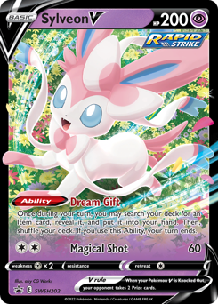 Sylveon V - SWSH202/184 - Promo - SWSH Black Star Promos