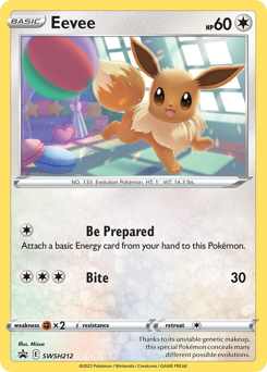 Eevee - SWSH212/184 - Promo - SWSH Black Star Promos