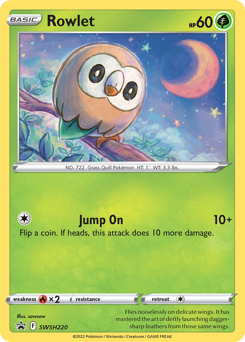 Rowlet - SWSH220/184 - Promo - SWSH Black Star Promos