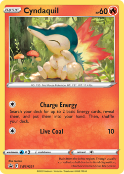 Cyndaquil - SWSH221/184 - Promo - SWSH Black Star Promos