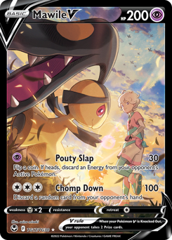 Mawile V(Reverse) - TG17/30(Rev) - Trainer Gallery Rare Holo V - Silver Tempest Trainer Gallery