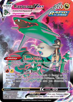 Rayquaza VMAX(Reverse) - TG20/30(Rev) - Trainer Gallery Rare Holo V - Silver Tempest Trainer Gallery