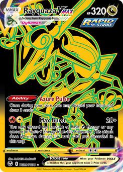 Rayquaza VMAX(Reverse) - TG29/30(Rev) - Trainer Gallery Rare Secret - Silver Tempest Trainer Gallery