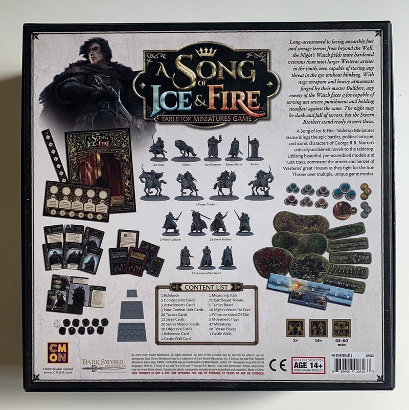 A Song of Ice & Fire Night's Watch Starter Set (BD420) - 7th City