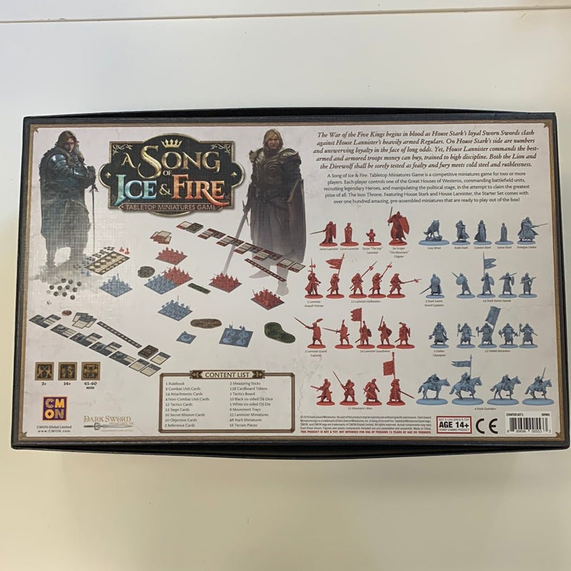 A Song of Ice & Fire Stark vs Lannister Starter Set (BD602) - 7th City